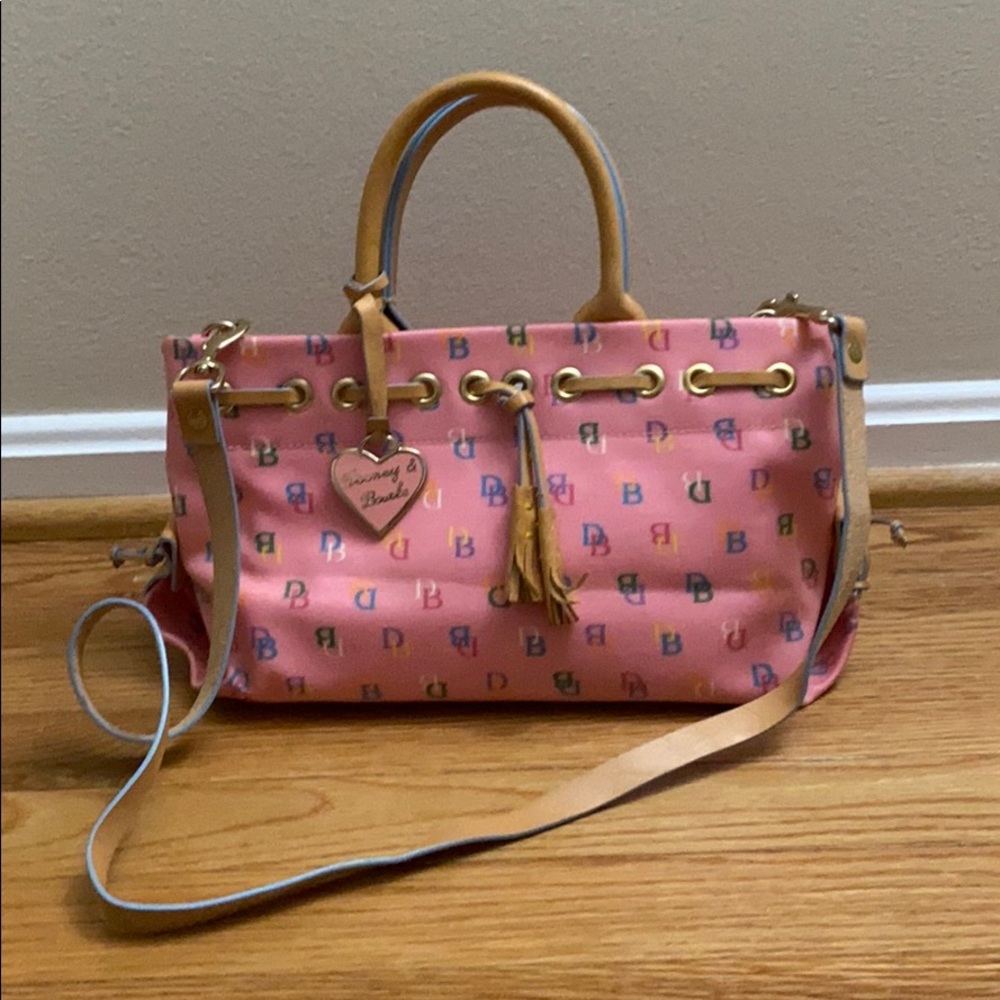 Vintage Pink Dooney & Bourke Small Tote
